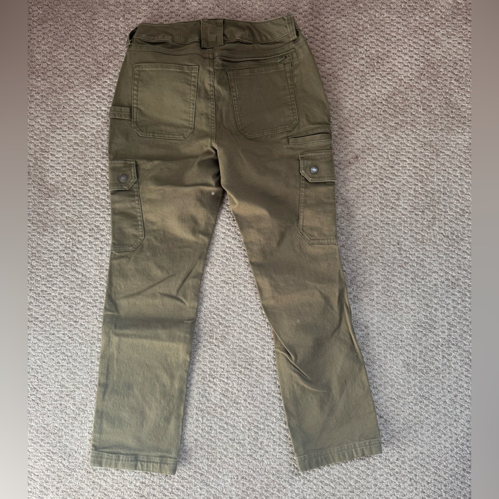Women's DuluthFlex Fire Hose Slim Leg Cargo Pants Olive - Picture 7 of 8